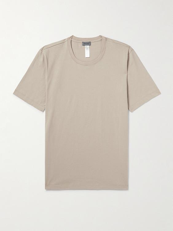 Beige t-shirt from Hanro