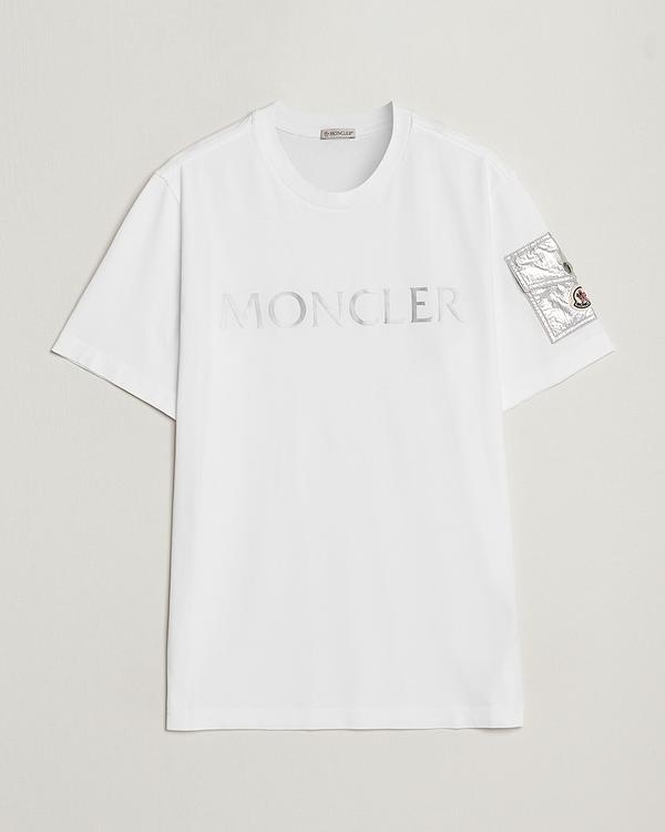 Print white t-shirt from Moncler