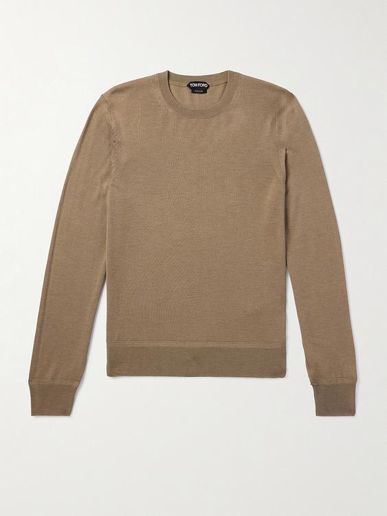 Taupe sweatshirt from Tom Ford