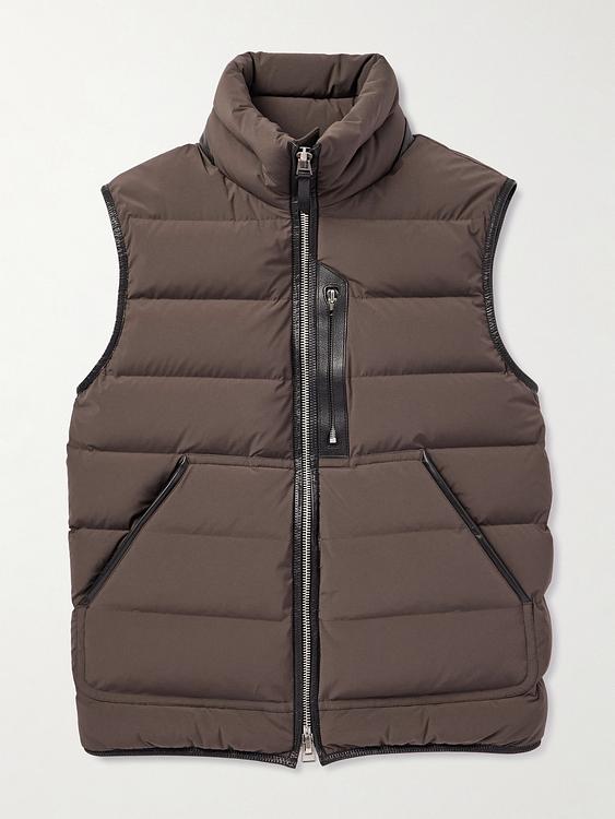 Taupe vest from Tom Ford
