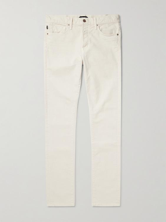 White jeans from Tom Ford