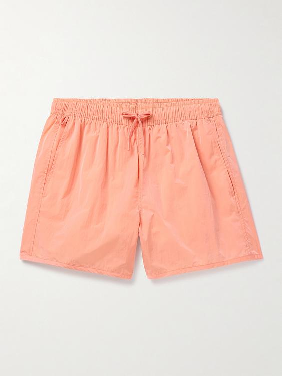 Peach swim shorts from CDLP