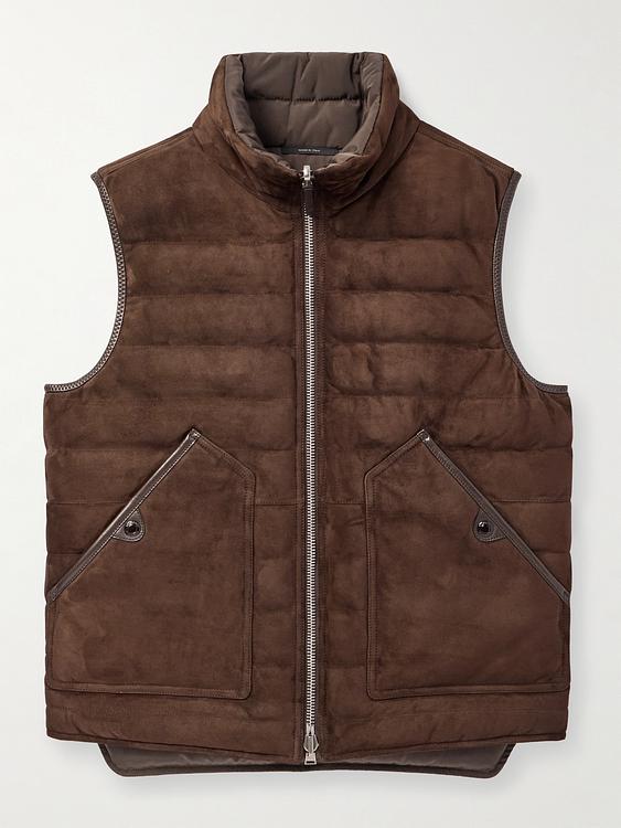 Brown vest from Tom Ford