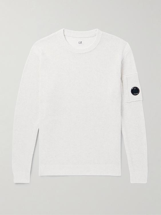 White sweatshirt from C.P. Company