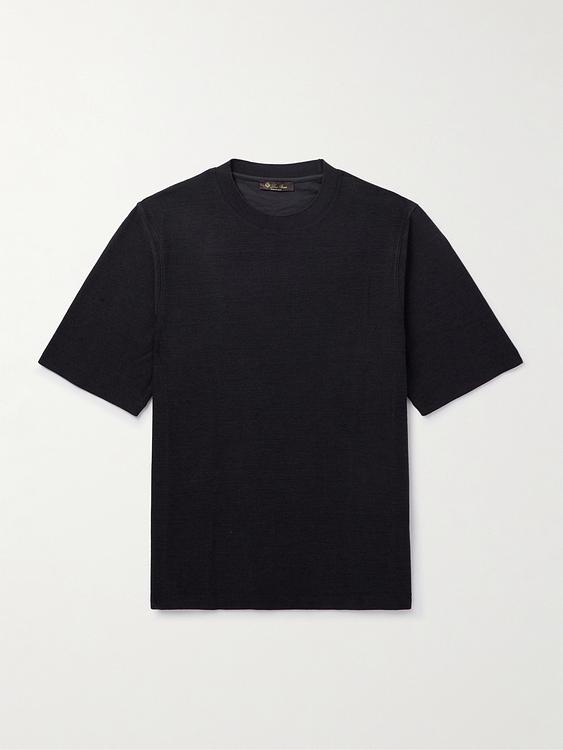 Black t-shirt from Loro Piana