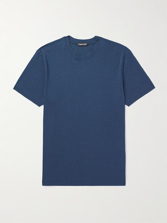 Dark blue t-shirt from Tom Ford