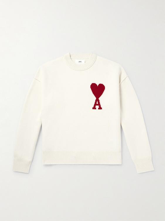 Print white sweatshirt from Ami Paris