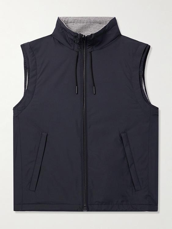 Black vest from Zegna