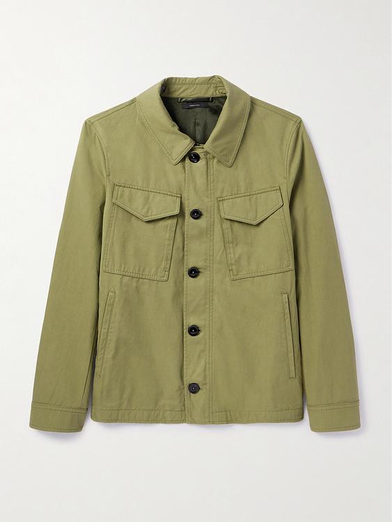 Khaki overshirt from Tom Ford