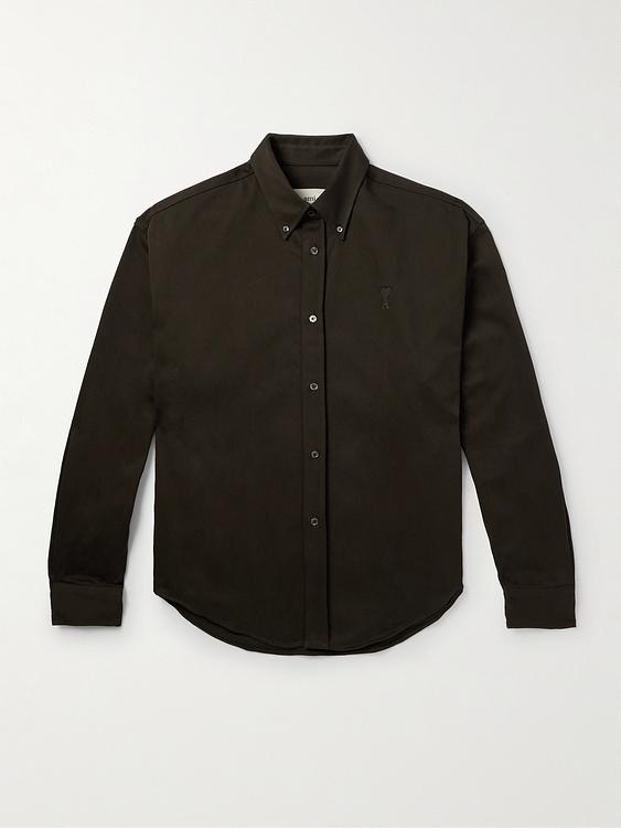 Dark green casual shirt from Ami Paris