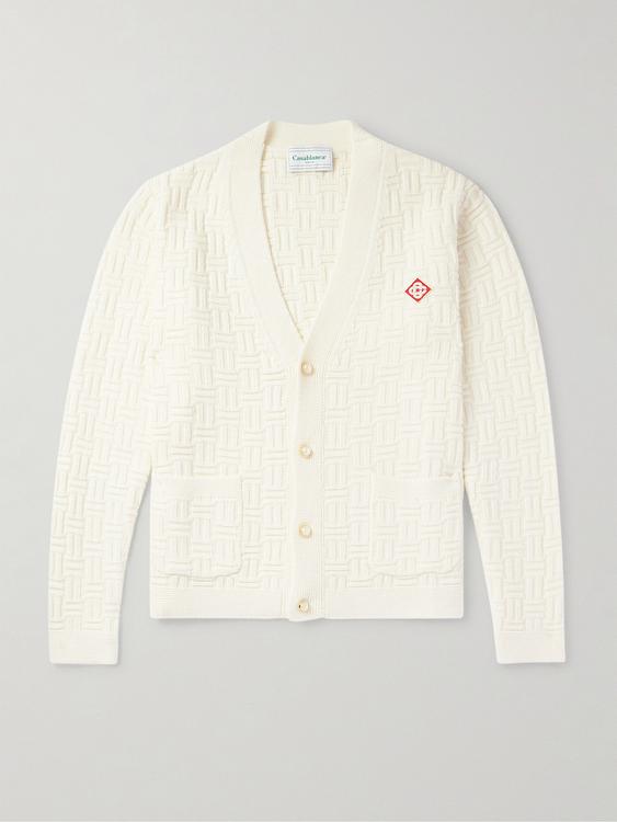 White cardigan from Casablanca