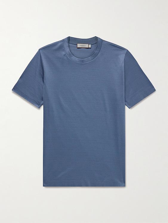 Blue t-shirt from Canali