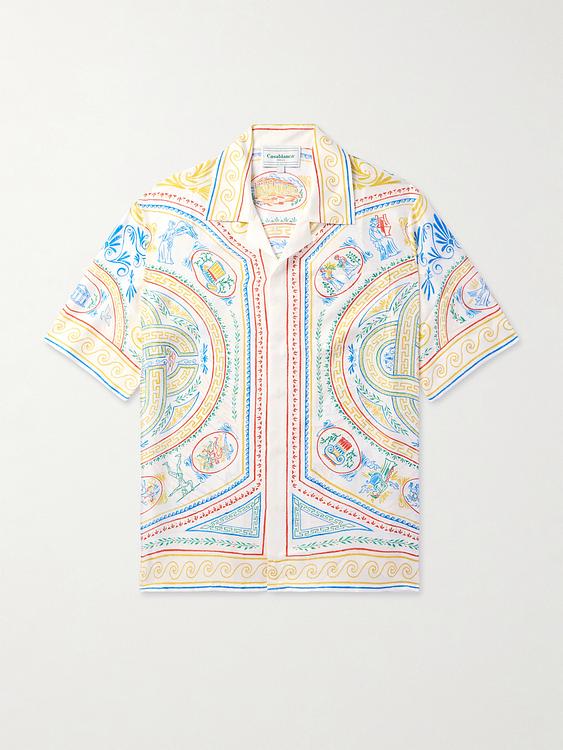 White short sleeve shirt from Casablanca