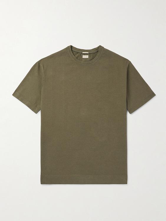 Taupe t-shirt from Massimo Alba