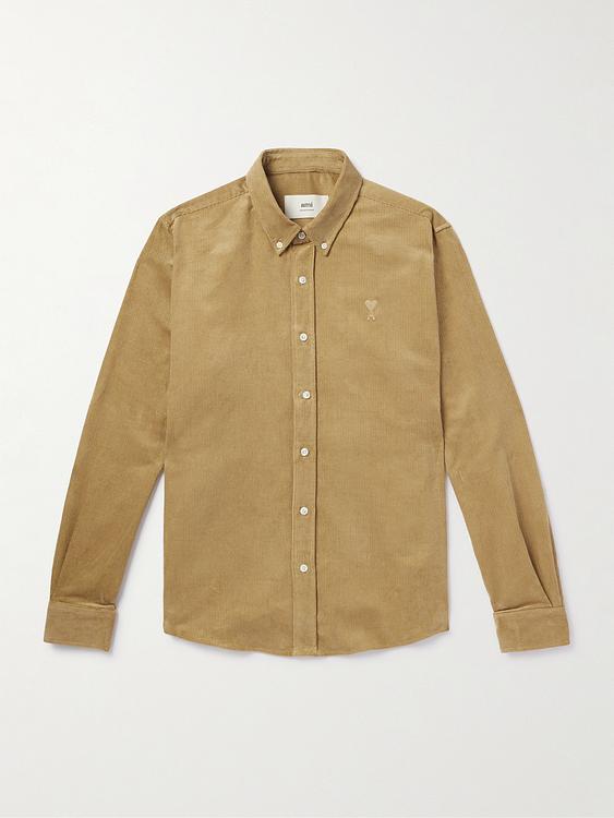 Beige casual shirt from Ami Paris