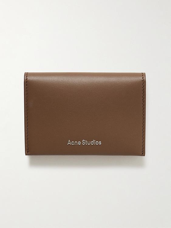 Brown wallet from Acne Studios