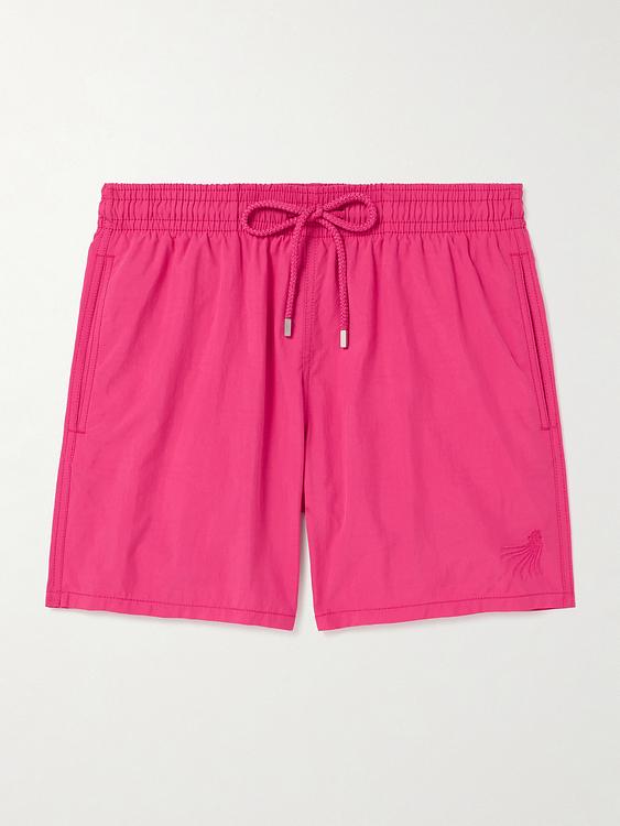 Red swim shorts from Vilebrequin