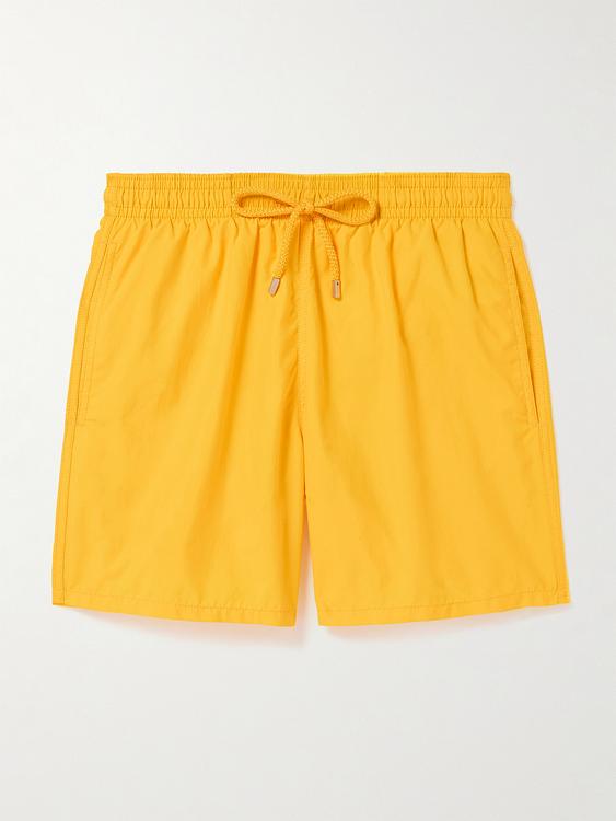 Dark yellow swim shorts from Vilebrequin