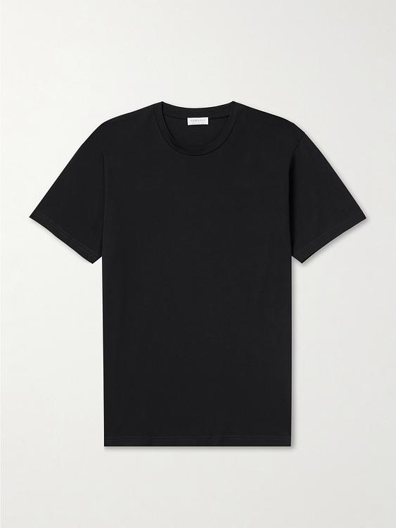 Black t-shirt from Sunspel