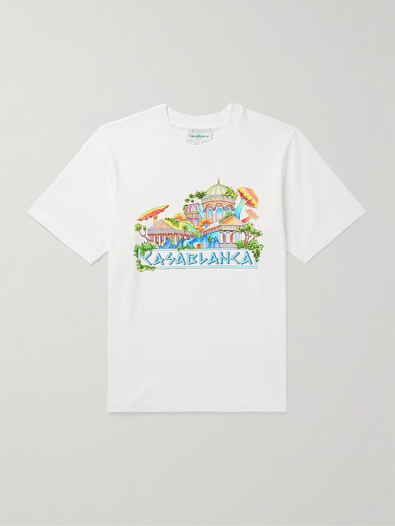 Print white t-shirt from Casablanca
