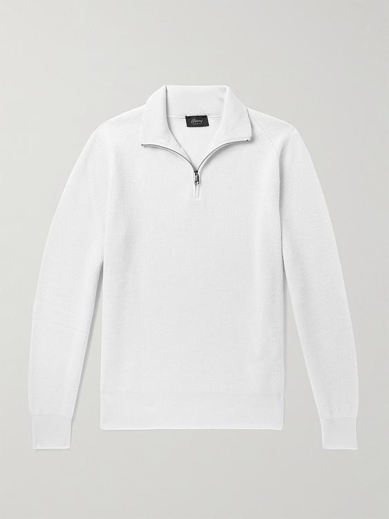 White half-zip from Brioni