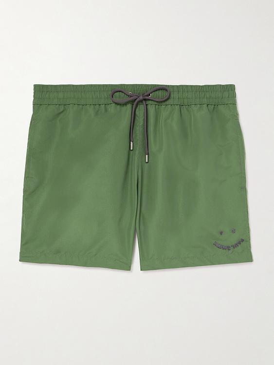 Green swim shorts from Paul Smith