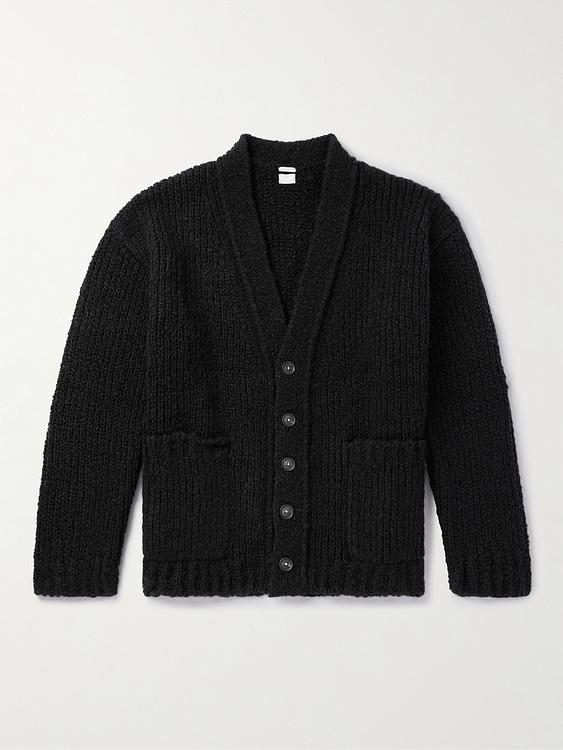 Black cardigan from Massimo Alba