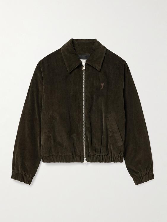Dark green casual jacket from Ami Paris