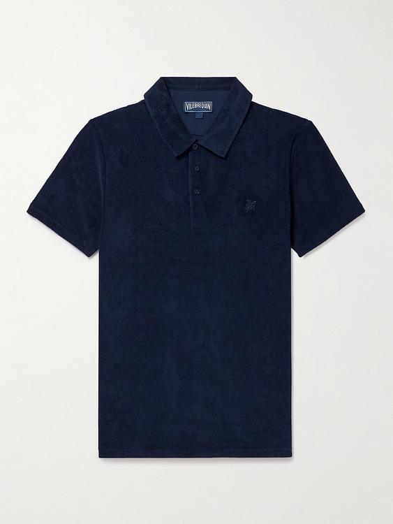 Dark blue short sleeve polo shirt from Vilebrequin