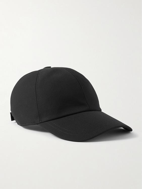 Dark grey cap from Brioni