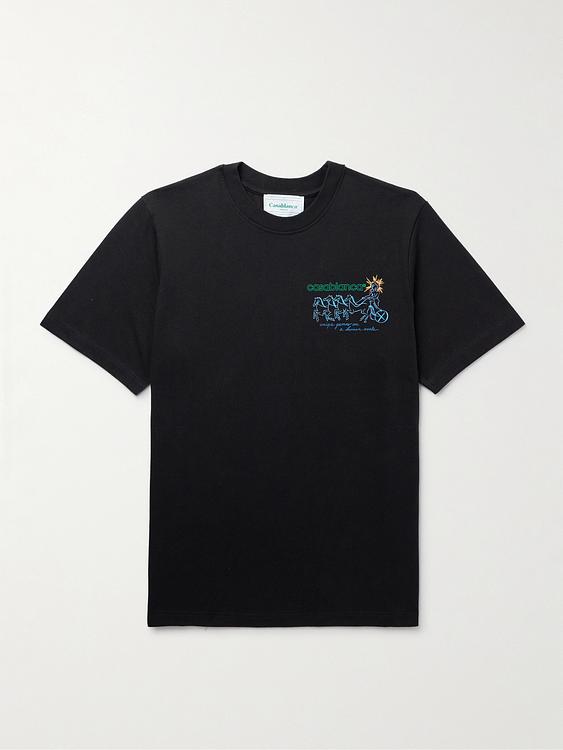 Black t-shirt from Casablanca