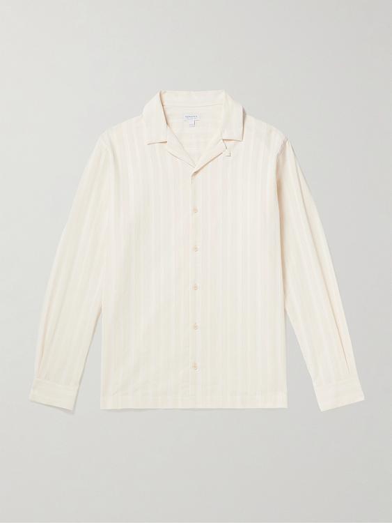 White casual shirt from Sunspel
