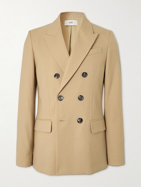 Taupe coat from Ami Paris