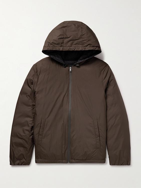 Dark brown down jacket from Yves Salomon