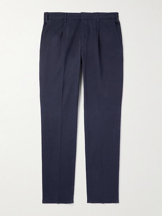 Black chinos from Brioni