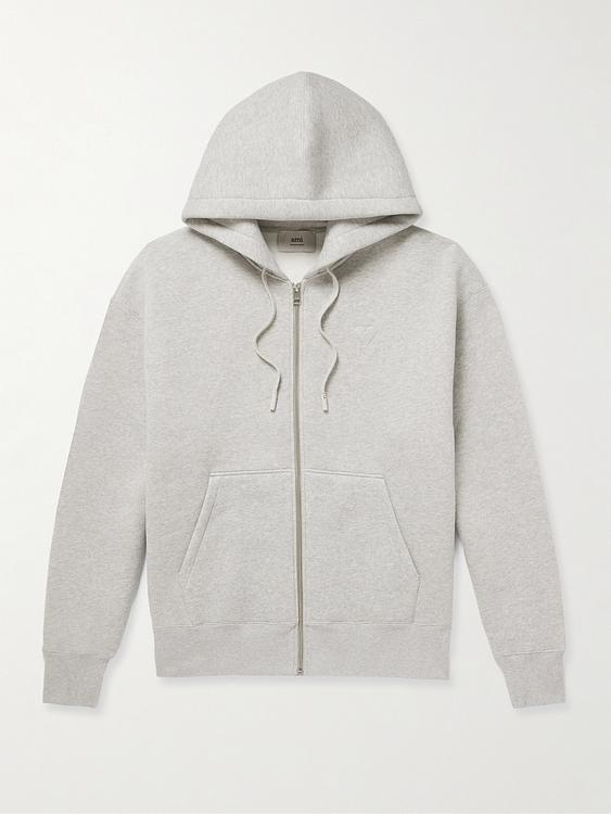 Grey hooded sweatshirt from Ami Paris