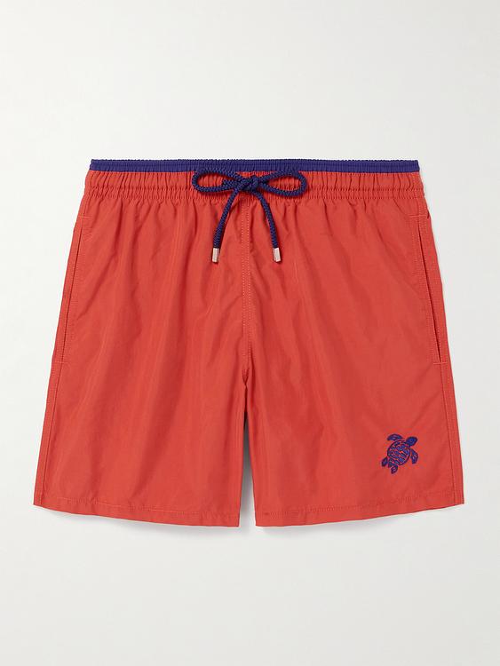 Red swim shorts from Vilebrequin