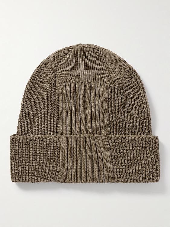 Taupe beanie from Paul Smith