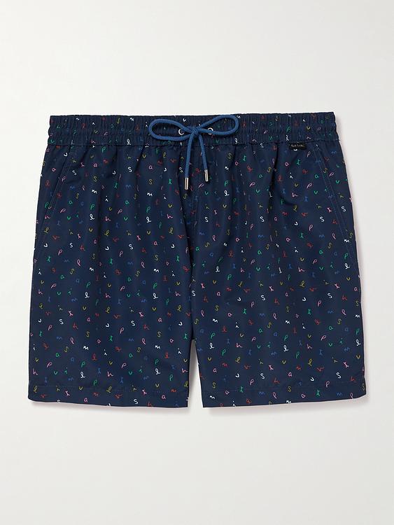 Dark blue swim shorts from Paul Smith