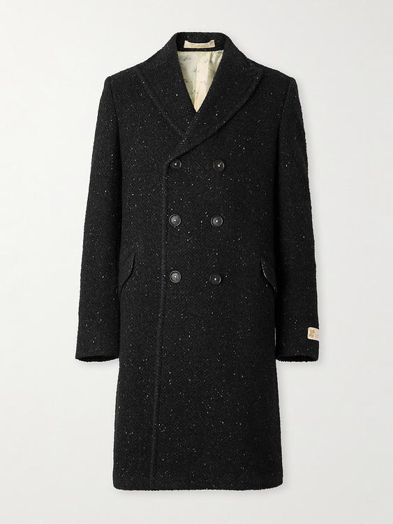 Black coat from Massimo Alba