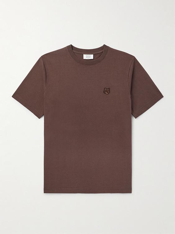 Purple t-shirt from Maison Kitsuné