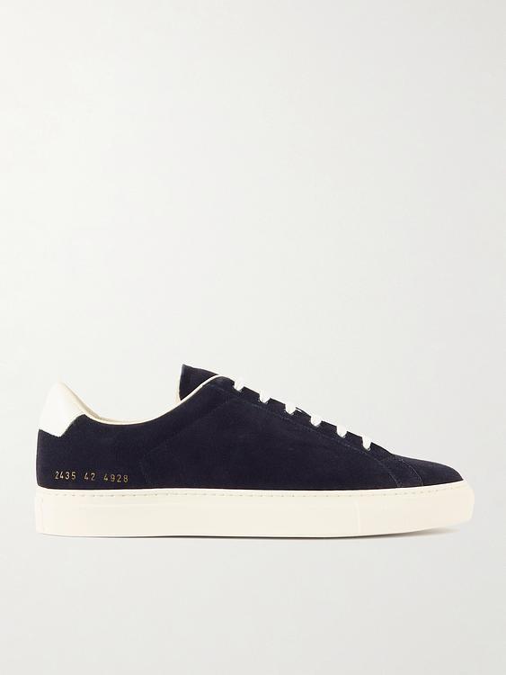 Black sneakers from Common Projects