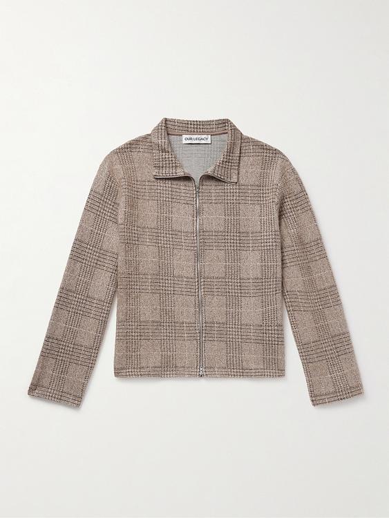 Checkered grey casual shirt from Our Legacy