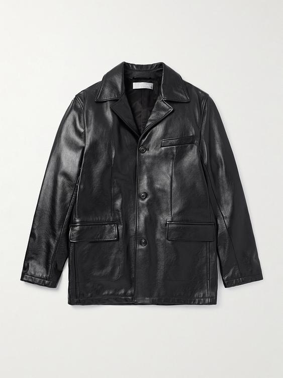 Black leather jacket from Our Legacy