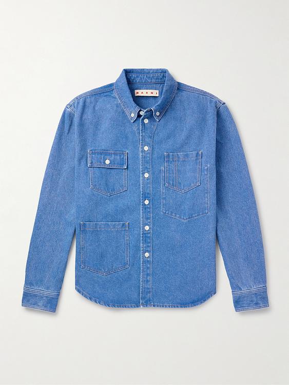 Blue denim shirt from Marni