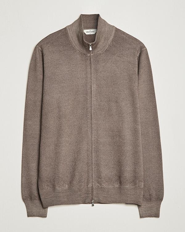 Grey full-zip from Gran Sasso