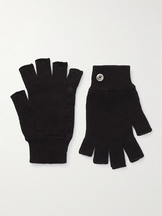Black gloves from Rick Owens