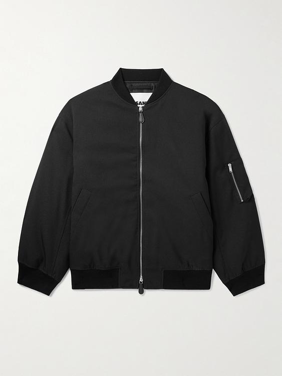 Black casual jacket from Jil Sander