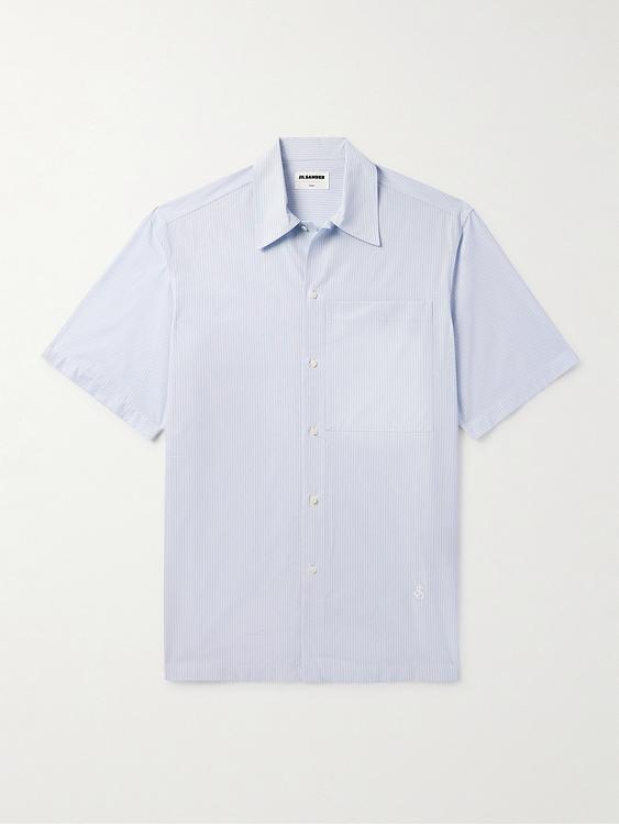 Light blue short sleeve shirt from Jil Sander