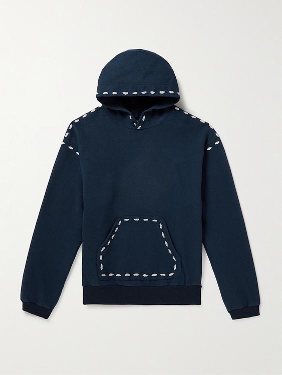 Black hooded sweatshirt from Kapital
